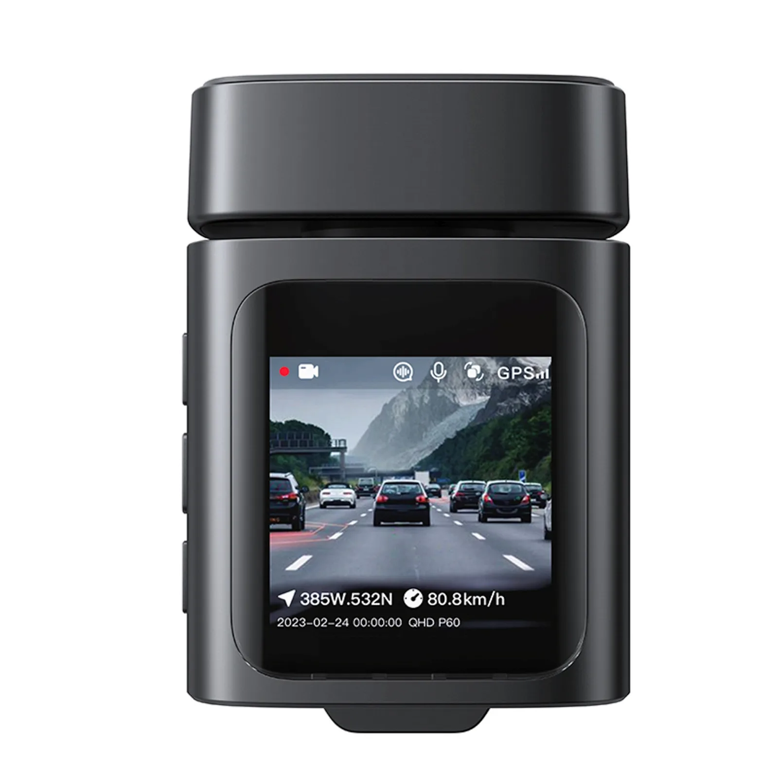 Wideorejestrator kamera samochodowa PrimeTrip VD1 Pro GPS 4K - czarny 4