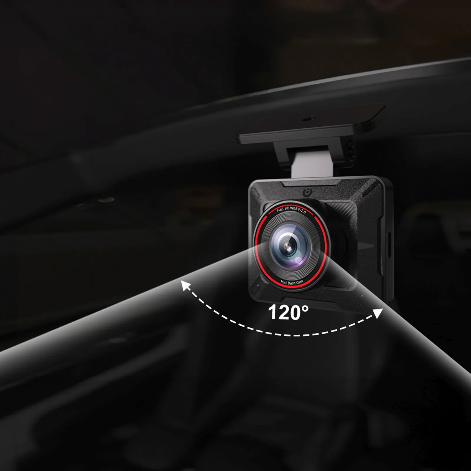 Kamera samochodowa wideorejestrator P1 FullHD 30fps - czarna 11