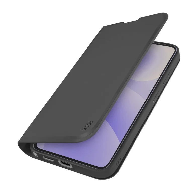 Flip tok a Samsung Galaxy S26 Ultra-hoz, Wallet Smooth kivitelben – fekete