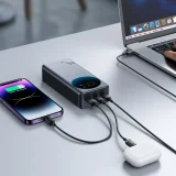 Powerbank 30000mAh USB-A USB-C z wyświetlaczem 65W - czarny 10