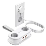 Listwa zasilająca 6w1 AC USB-A USB-C GaN 65W - biała 2