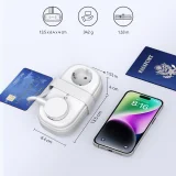 Listwa zasilająca 6w1 AC USB-A USB-C GaN 65W - biała 3