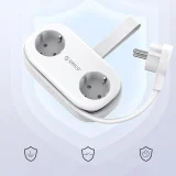 Listwa zasilająca 6w1 AC USB-A USB-C GaN 65W - biała 4