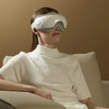 Masażer na oczy powietrzny wibracyjny - beżowy 5