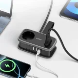 Listwa zasilająca 5w1 AC USB-A USB-C 15.5W - czarna 7