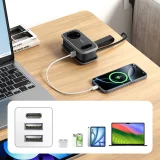 Listwa zasilająca 5w1 AC USB-A USB-C 15.5W - czarna 9