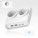 Listwa zasilająca 6w1 AC USB-A USB-C 25W - biała 2