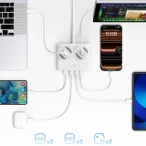 Listwa zasilająca 6w1 AC USB-A USB-C 25W - biała 6