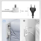 Listwa zasilająca 6w1 AC USB-A USB-C 25W - biała 7