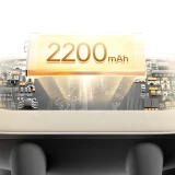 Masażer na kark ramiona z funkcją ogrzewania USB-C 2200mAh - biały 5
