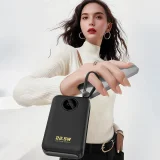 Powerbank 20000mAh USB-C USB-A z wbudowanymi kablami iPhone Lightning USB-C - czarny 7
