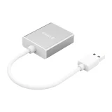 Adapter przejściówka USB-A - HDMI - srebrna 2