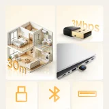 Adapter Bluetooth 6.0 - czarny 4