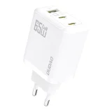 A29 GaN USB-C to USB-A 65W Wall Charger - White