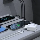 A29 GaN USB-C to USB-A 65W Wall Charger - White 4