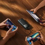 30000 mAh 22,5 W Powerbank mit USB-A-zu-USB-C-Kabel (3 A, 30 cm) – Schwarz 10