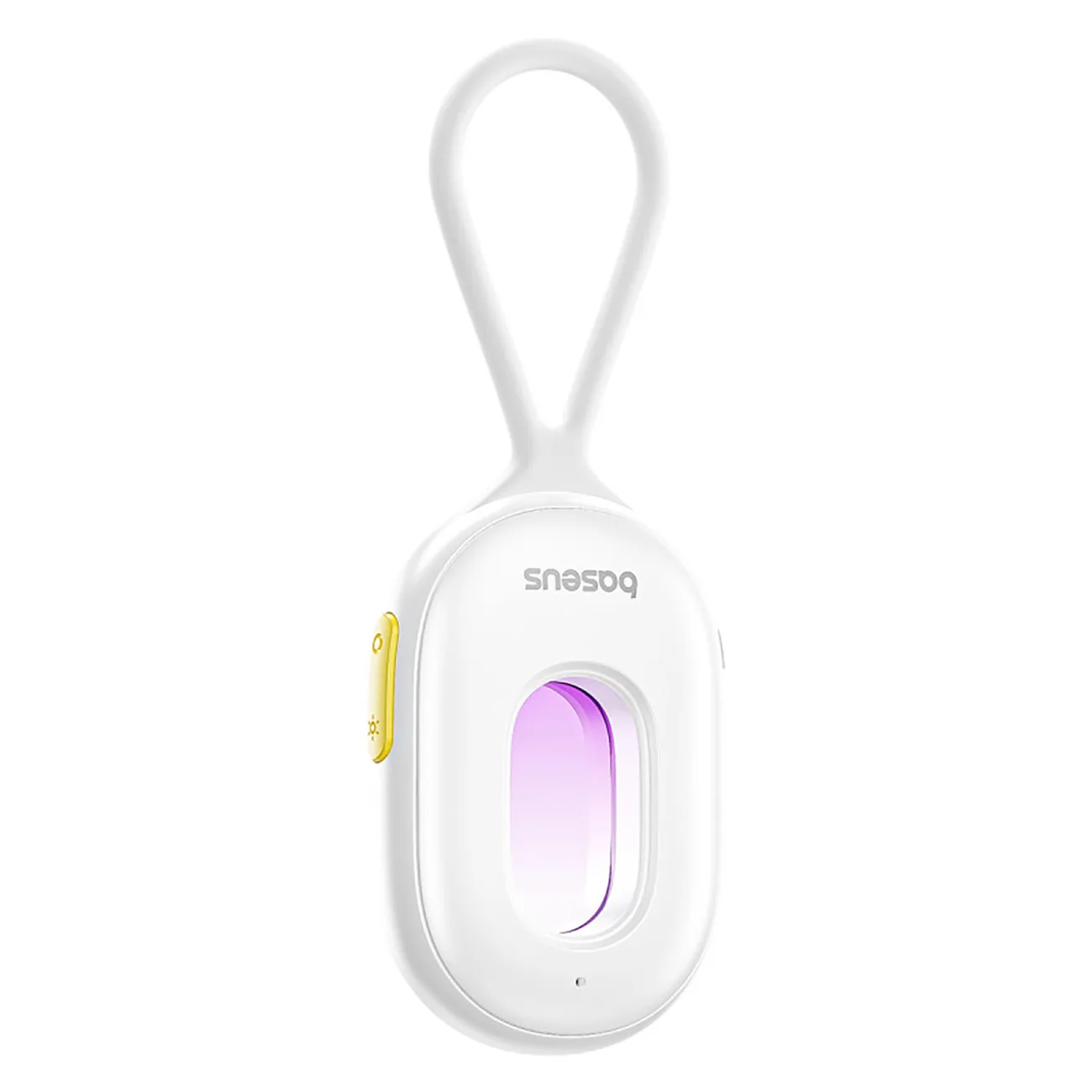 Hidden camera detector with alarm, mini flashlight, and USB-A to USB-C cable - white 5