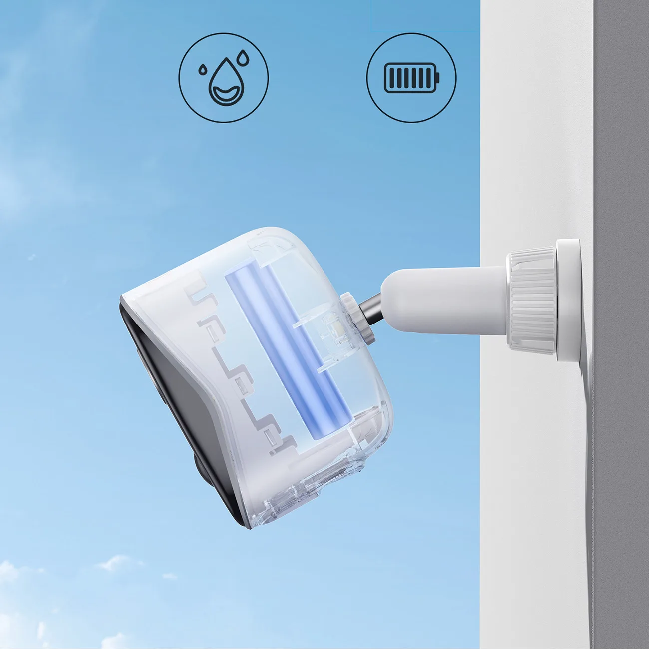 Security N1 outdoor camera for 2K monitoring - white 8