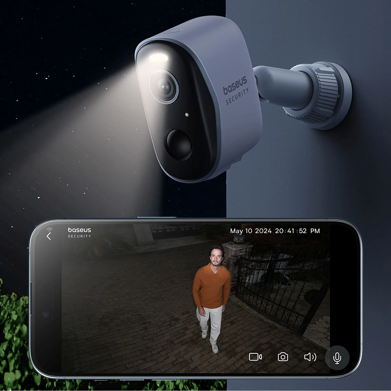 Security N1 outdoor camera for 2K monitoring - white 9