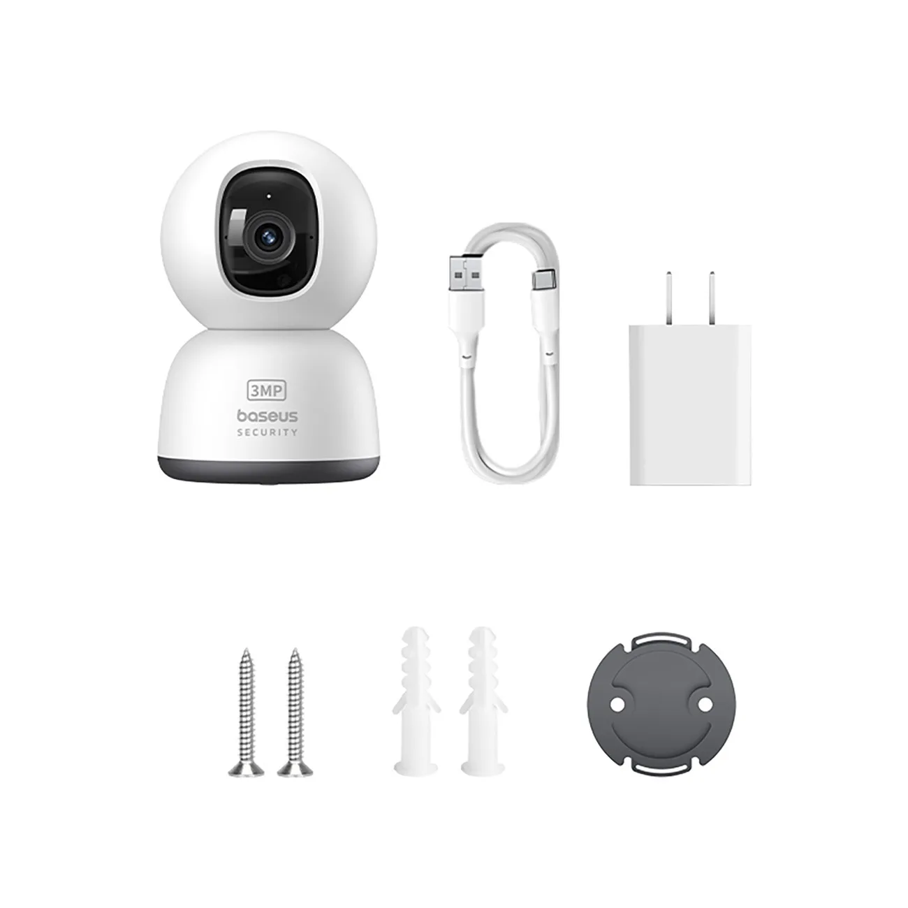 Security P1 Lite indoor camera for 2K Wi-Fi monitoring with microSD - white 6