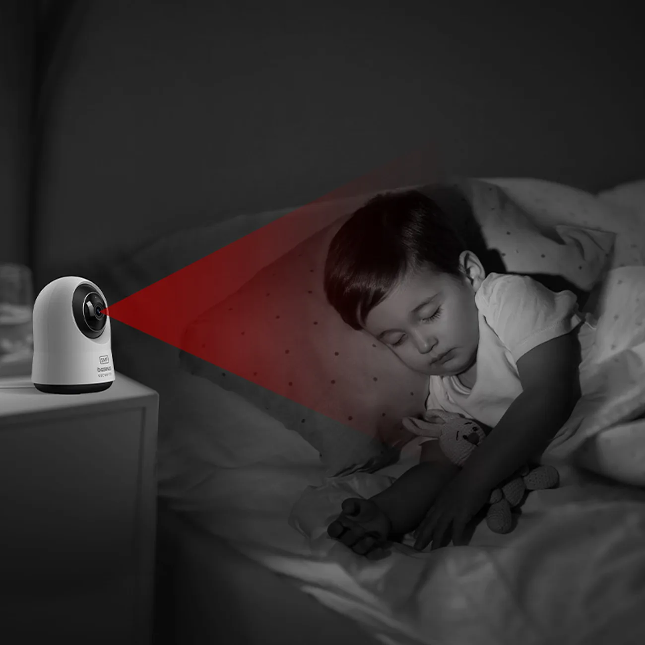 Security P1 Pro Indoor Camera for 3K AI Wi-Fi Monitoring with microSD - White 11