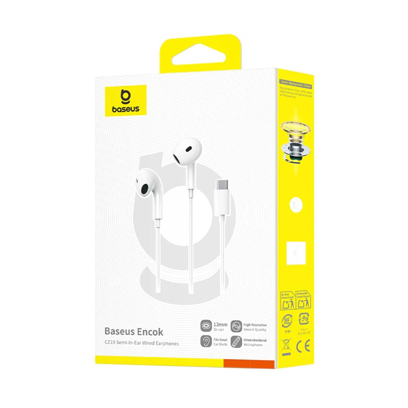 USB-C wired in-ear headphones - white 10