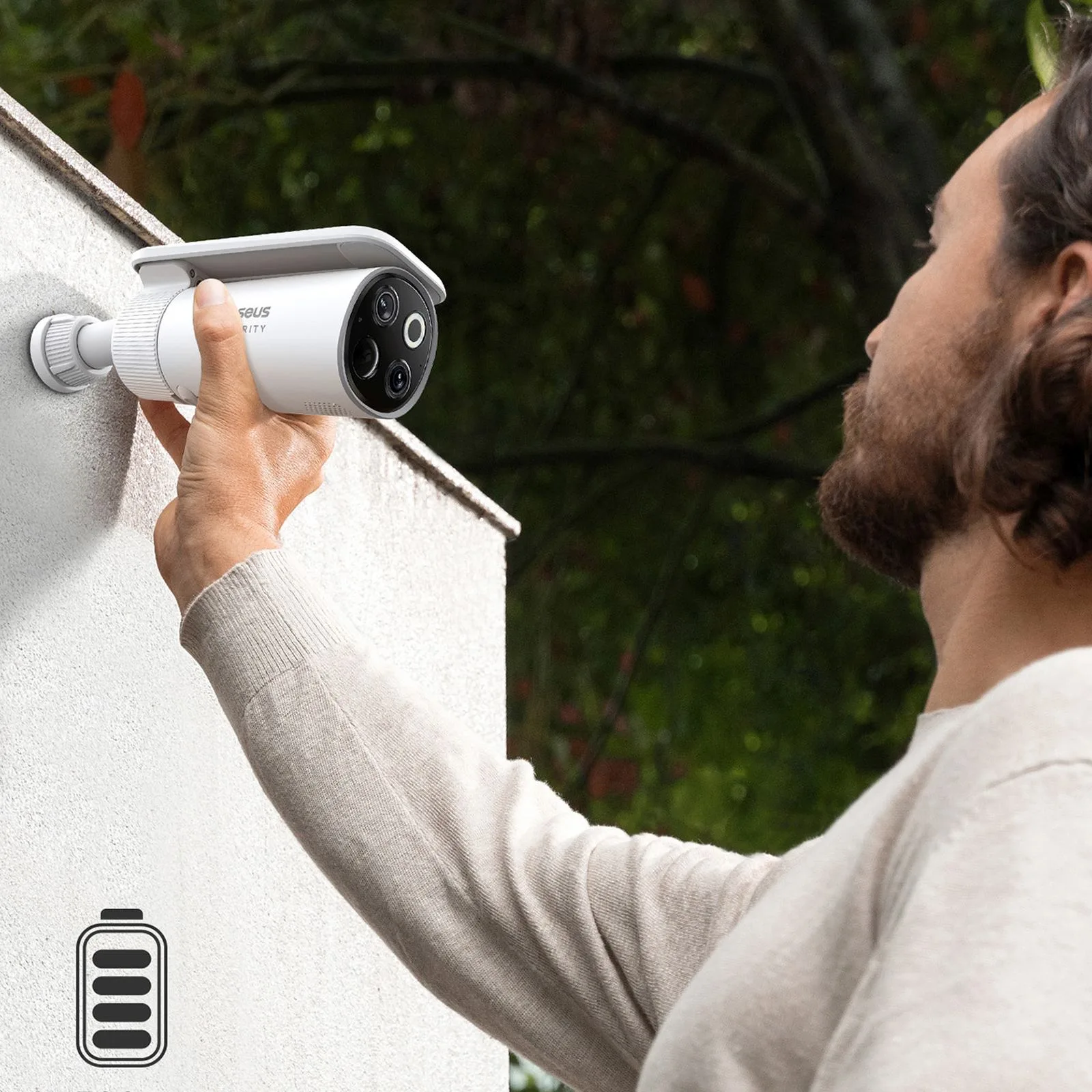 Outdoor Solar Surveillance Kit, 2 3K Cameras, 8x 16GB - White 6
