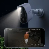 Kültéri megfigyelőkészlet: 2 db 2K kamera, 16 GB, Wi-Fi – fehér 6