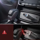 Autonabíjačka 3 v 1 s vysúvacím káblom USB-A na USB-C – tmavošedá 3