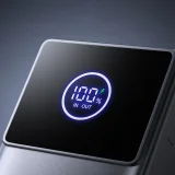 Powerbank 10000mAh 22.5W ze zwijanym kablem USB-C - czarny 10