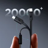 Powerbank 10000mAh 22.5W ze zwijanym kablem USB-C - czarny 9