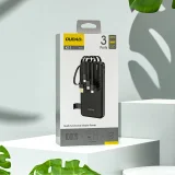 Powerbanka K11 10 000 mAh s integrovanými káblami – čierna 4