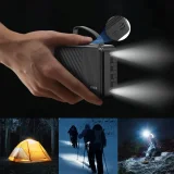 K11 Pro 20000mAh Power Bank s ugrađenim kabelima - crna 5