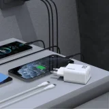 GaN-Netzteil mit 1 m USB-C-Kabel, 65 W – weiß 3