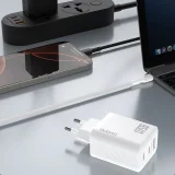 GaN-Netzteil mit 1 m USB-C-Kabel, 65 W – weiß 4