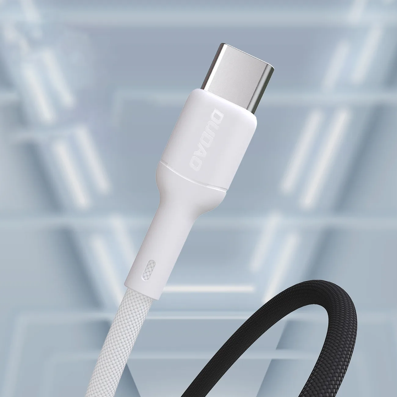 Kabel przewód USB-C 65W 1m - biały 5