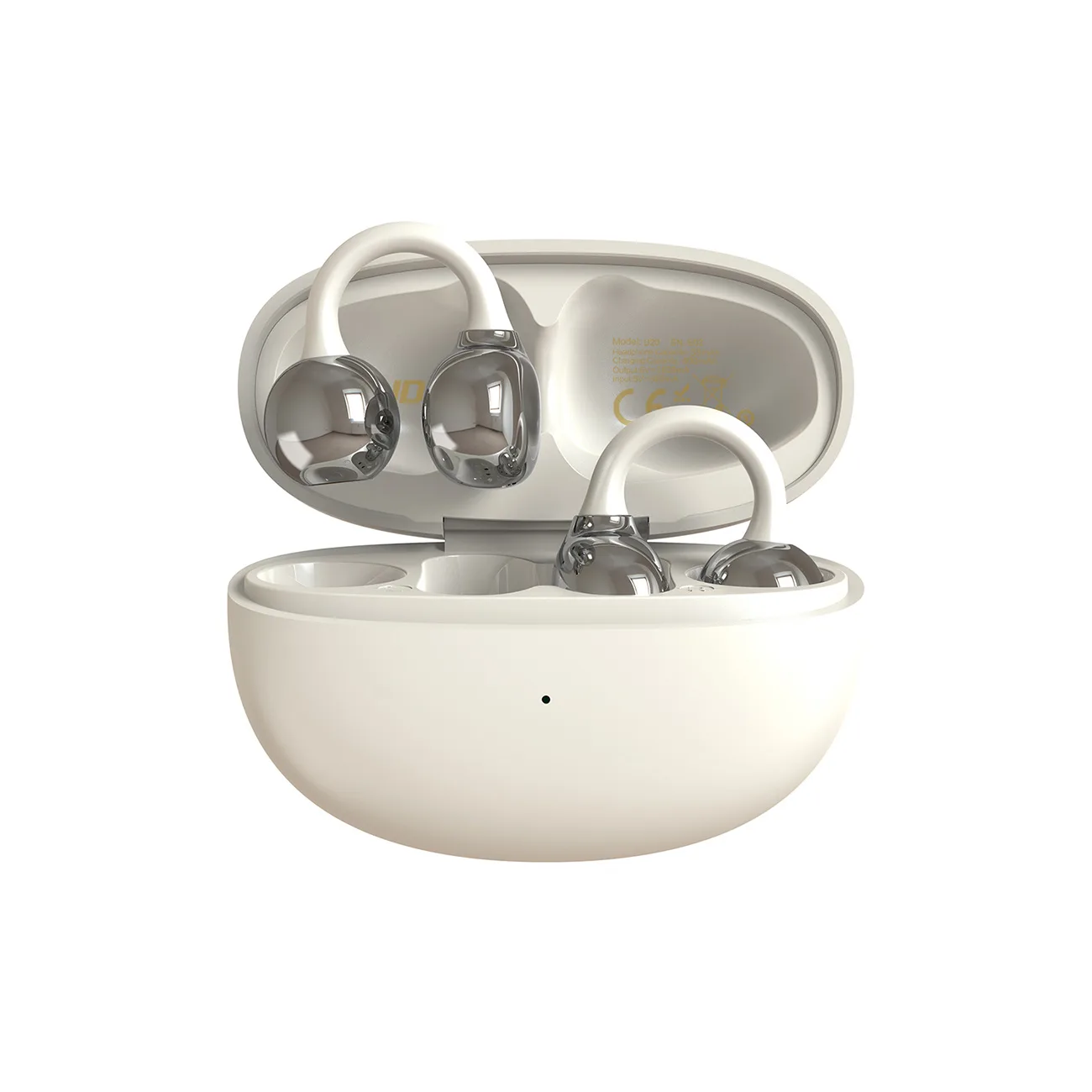 Słuchawki bezprzewodowe U20 TWS Bluetooth - białe Słuchawki bezprzewodowe U20 TWS Bluetooth - białe