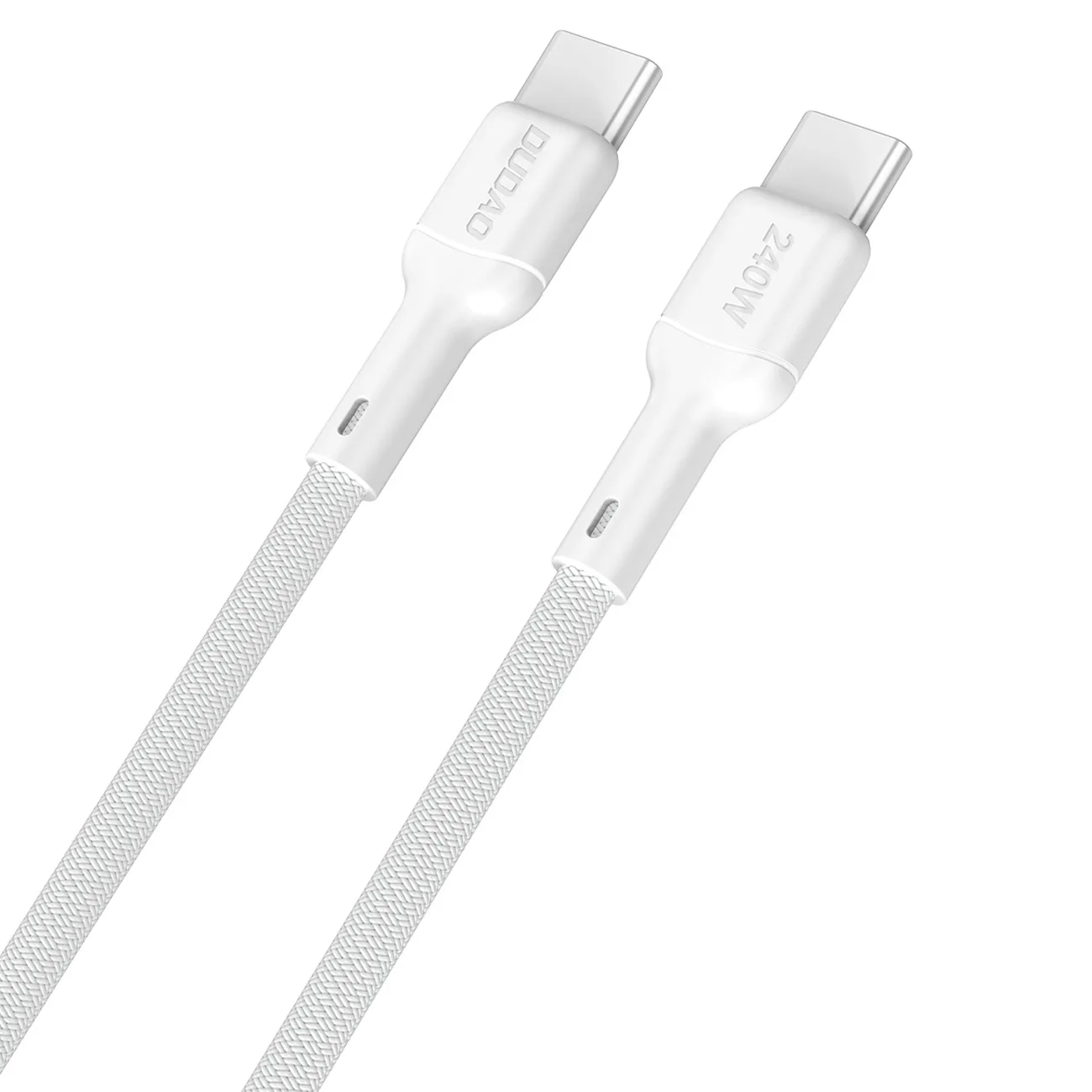 Kabel przewód USB-C PD 240W 2m - biały Kabel przewód USB-C PD 240W 2m - biały