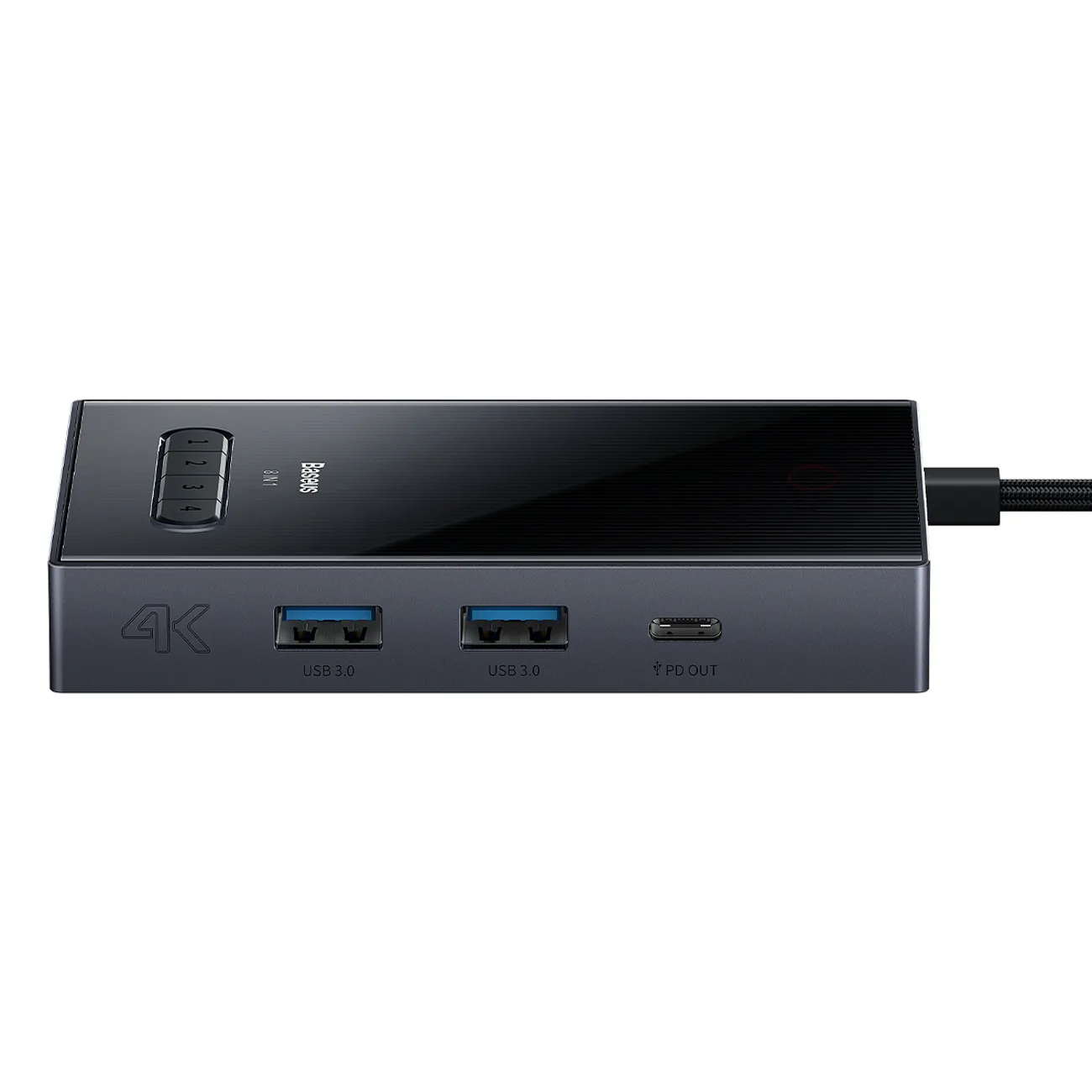 8-u-1 HDMI, DisplayPort, VGA, USB-A, USB-C hub adapter - sivi 2