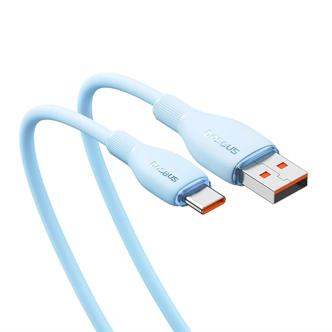 Kabel przewód Pudding USB-A USB-C 100W 2m - niebieski 3