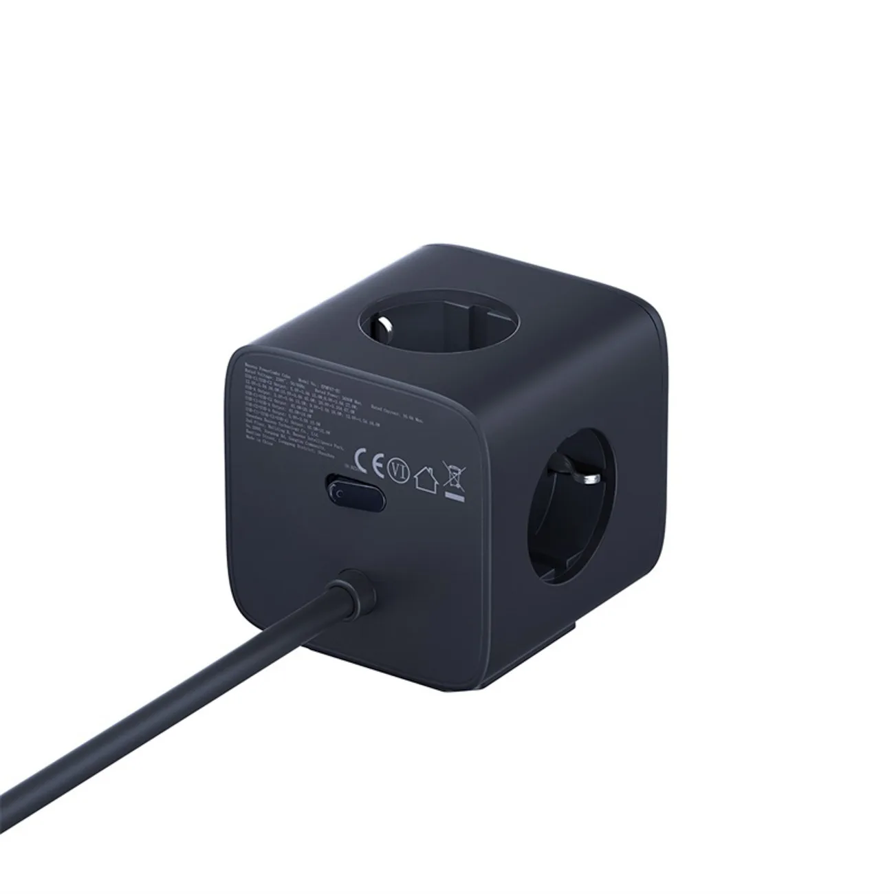 USB-A/USB-C produžni kabel za napajanje s EU utikačem, 67 W, 1,5 m 4