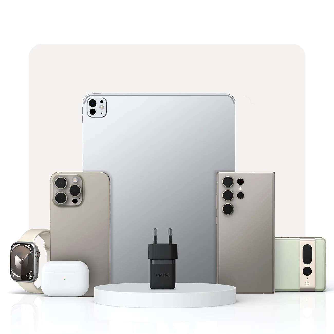 Palm 20W USB-C zidni punjač - Crni 10