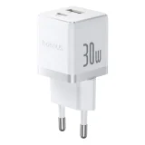 Palm 30-W-USB-C-zu-USB-A-Wandladegerät – Weiß