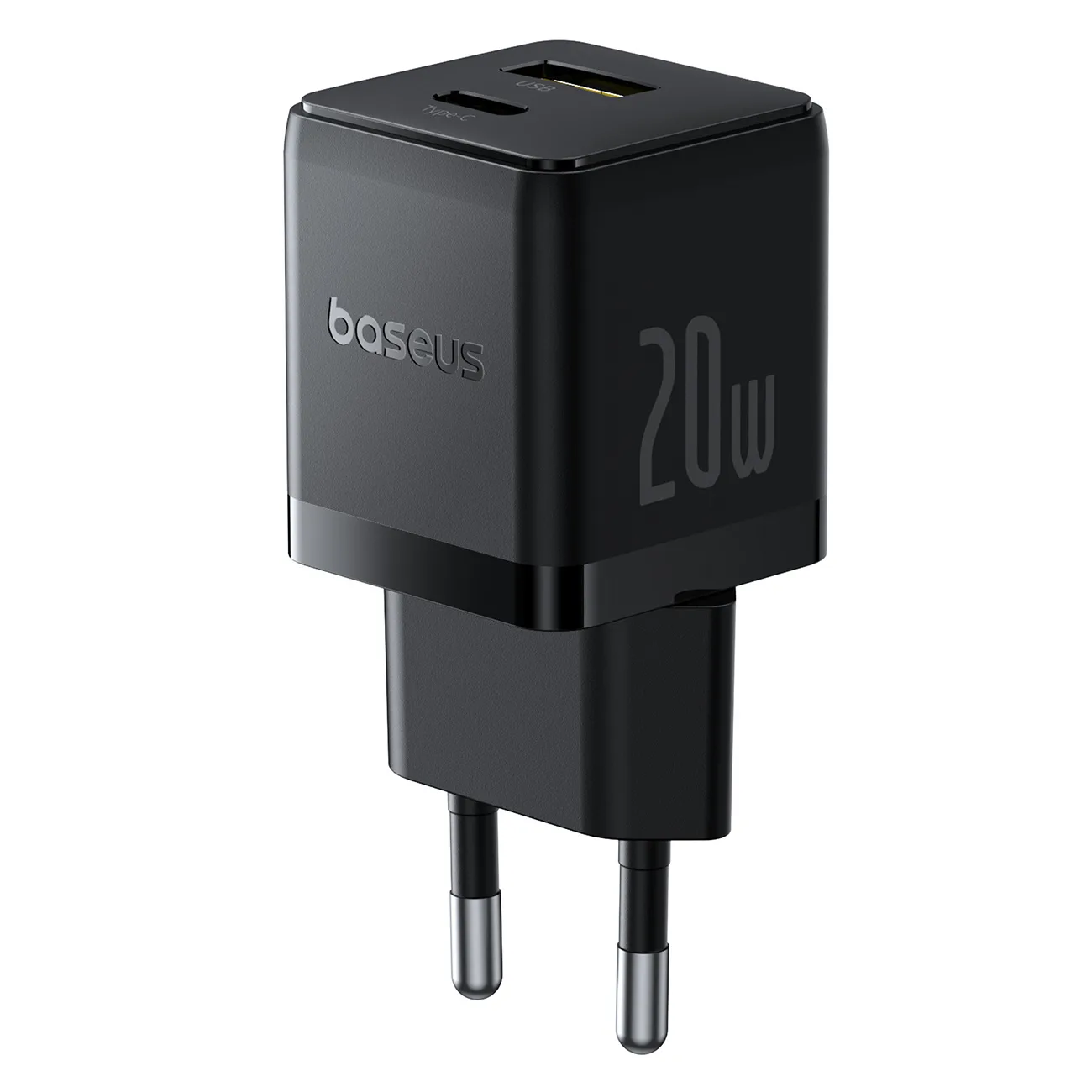 Palm 20 W-os USB-C–USB-A fali töltő – fekete