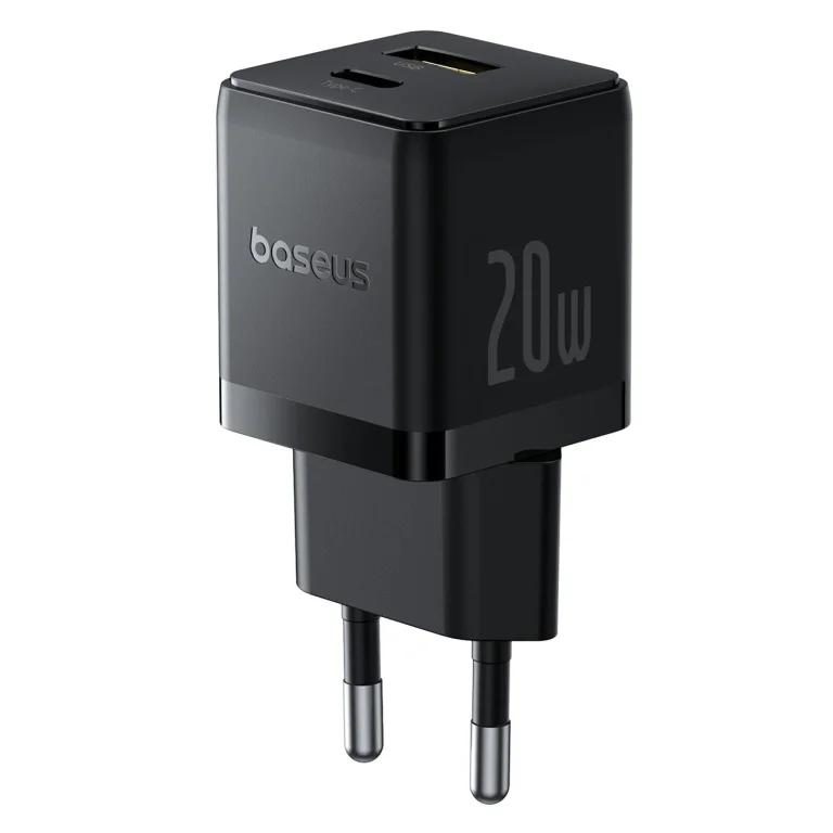 Palm 20 W-os USB-C–USB-A fali töltő – fekete