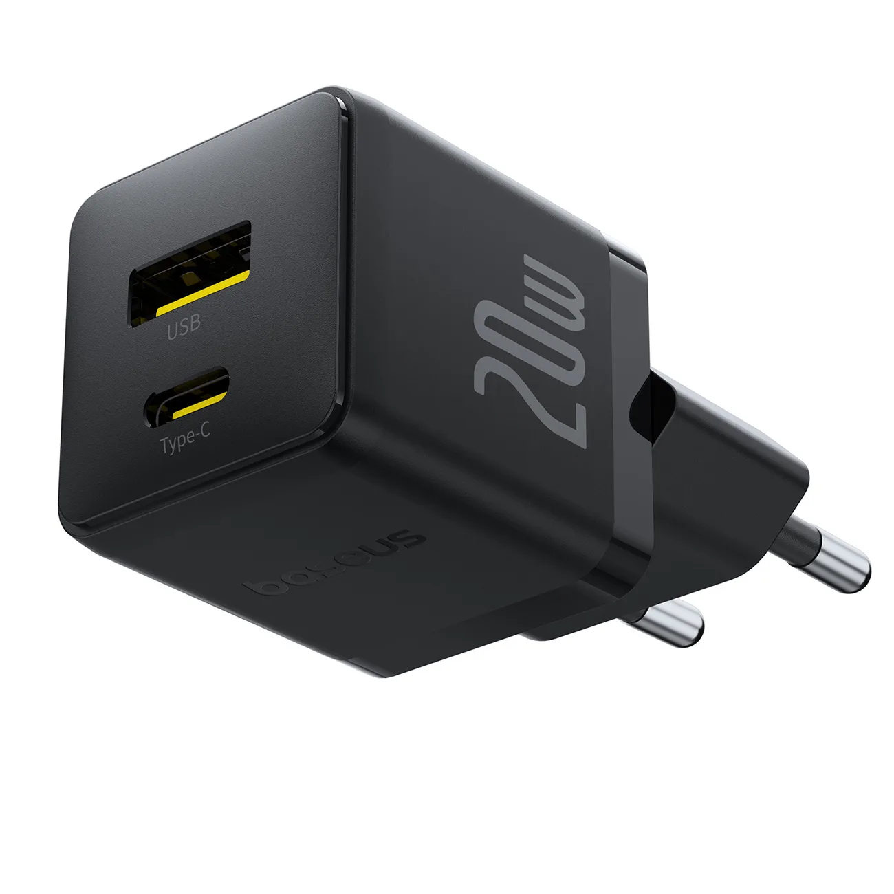 Palm 20W USB-C na USB-A zidni punjač - crni 2