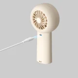 Mini USB-C hordozható ventilátor 4000 mAh – bézs 8