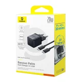 Ładowarka sieciowa Palm 1C 20W z kablem USB-C 60W 1m - czarna 7