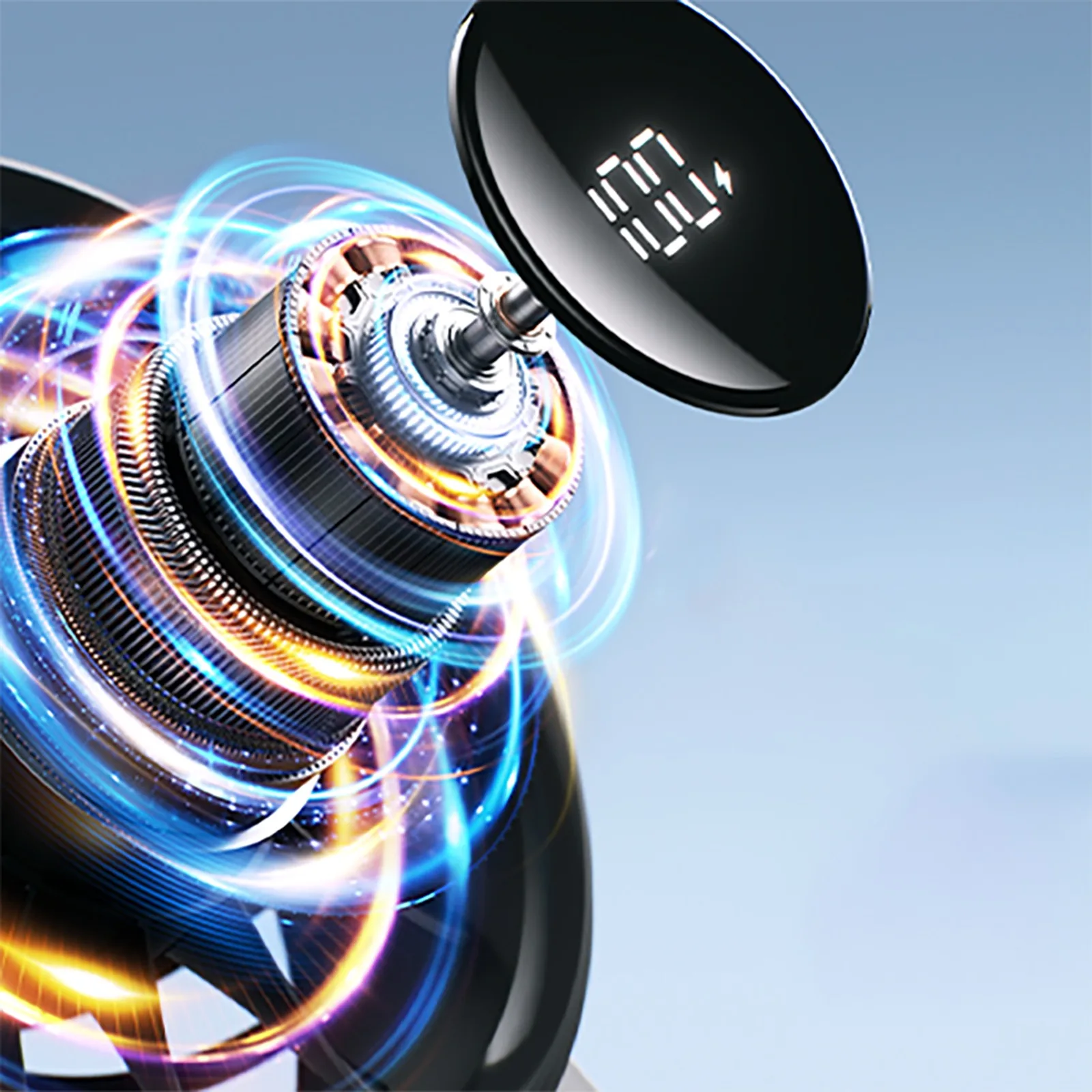 Mini USB-C Handheld Fan 3600mAh - Black 8