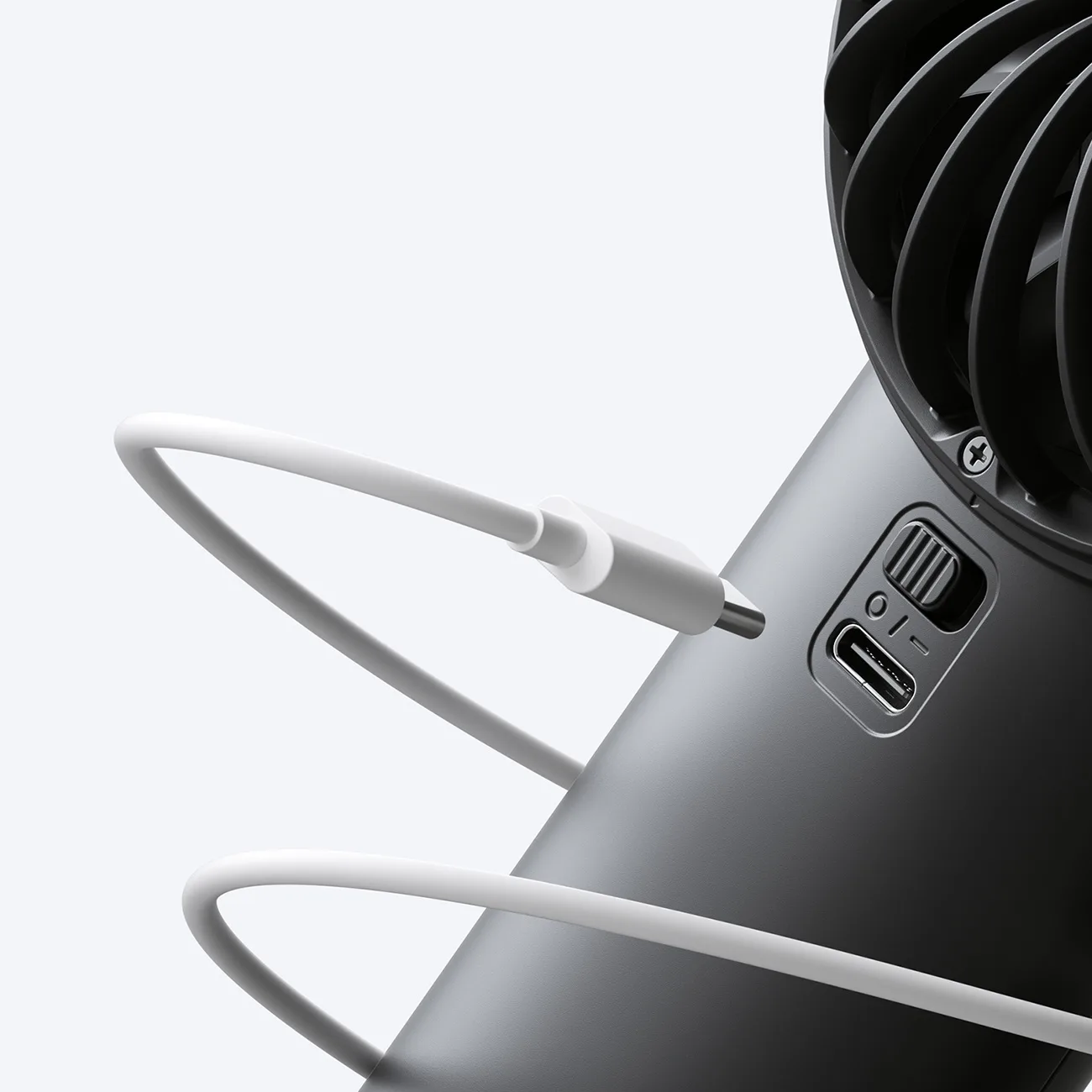 Mini USB-C Handheld Fan 5000mAh - Black 10